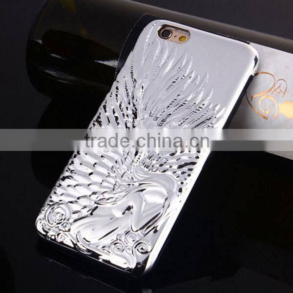 2015 Fashion new design Angel's Wings plastic mobile phone case