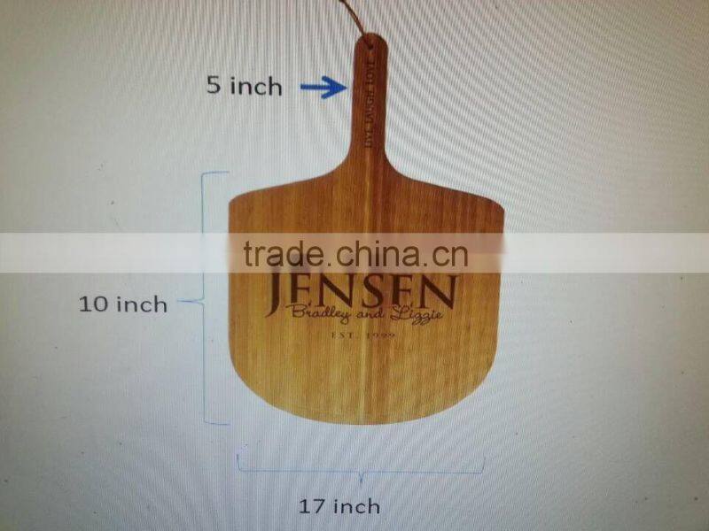 hot selling FSC&BSCI custom wooden pizza plates board in disposable plates