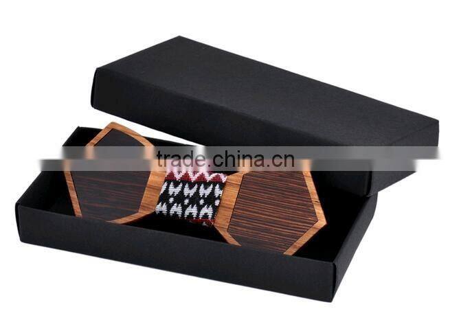2016 Novelty Solid Good Bamboo Wood Bow Tie For Men Classic Wood Bowties Neckwear Creative 3D Handmade Butterfly Wood Tie