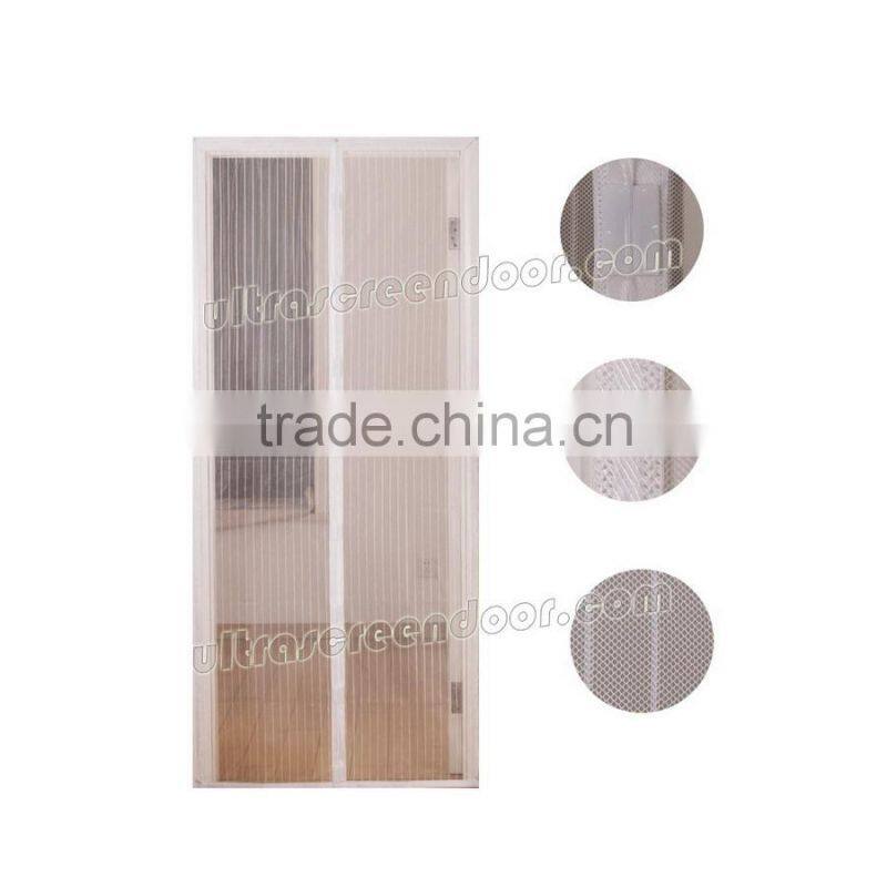 magnetic screen door polyester door screen