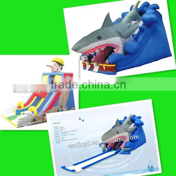 Top popular inflatable park ocean paradise slide