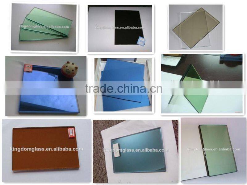 4mm 5mm 5.5mm 6mm 8mm blue /green reflective glass with BV & ISO