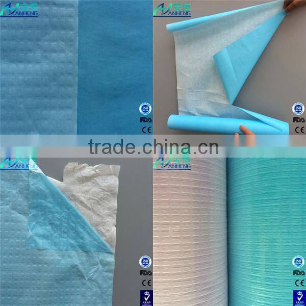 Chinese Disposable check rolls for Medical use from China/pe+paper product