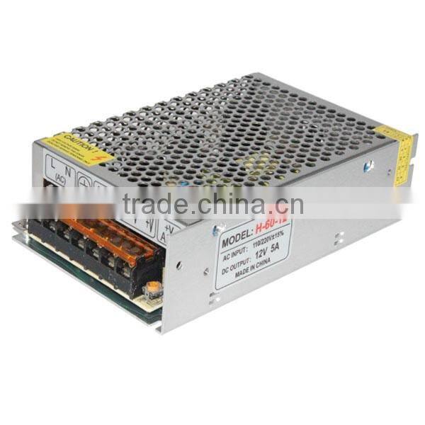 China factoryo supplier dc12v 60w power supply dc