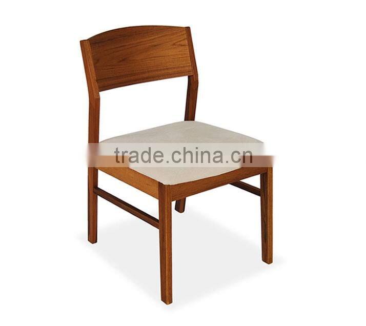 custom made furniture wooden fabric restaurant dining chair