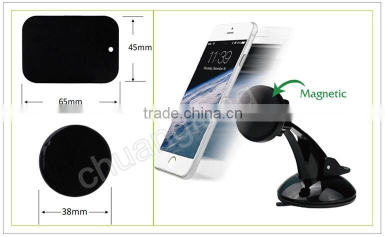 Mini Compact PC Material Windscreen Dashboard Magnetic Car Phone Holder