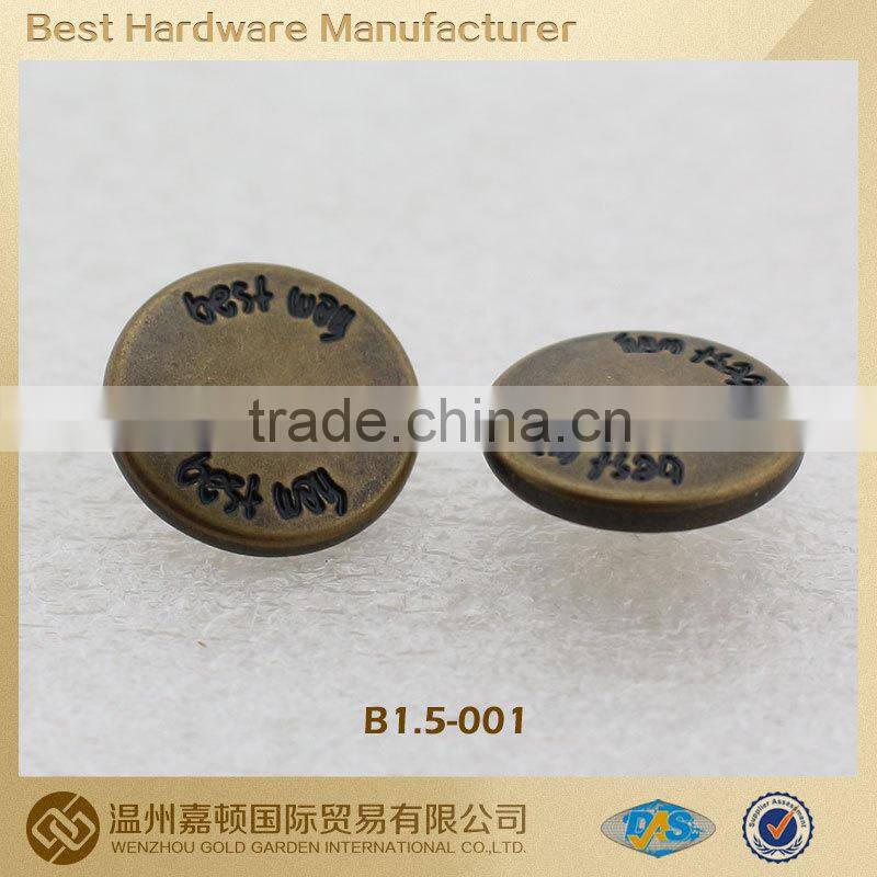 good selling snap clip buttons for clothing