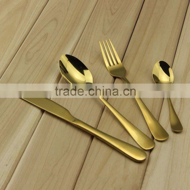 Low MOQ, eco-friendly, food grade material stainless steel cutlery