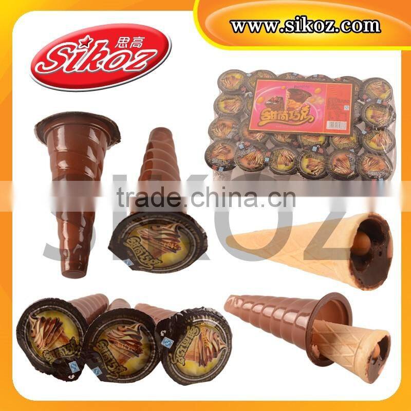 SK-Q230 chocolate biscuit in ice cream shape