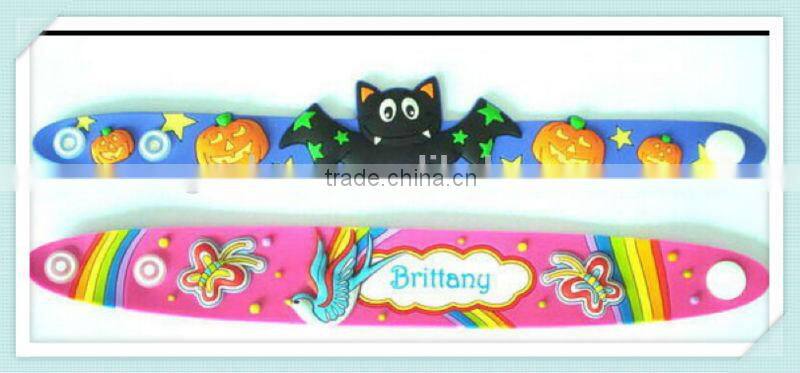 promotional rubber band bracelet maker, rubber charm bracelet