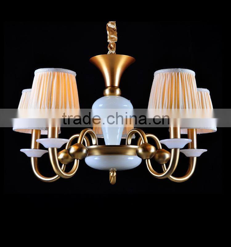 Italian glass copper chandelier for decor