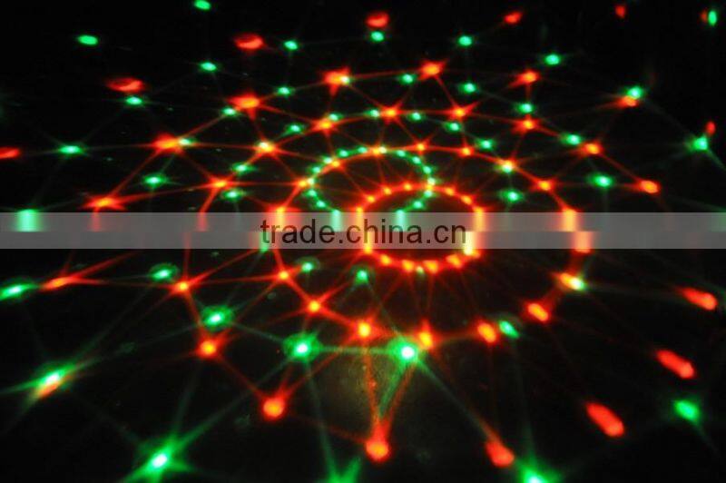 6pcs*1W RGBYWV LCD DMX Crystal ball magic led light