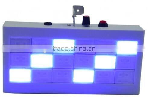18pcs*1W RGB LED Strobe Light Plastic housing
