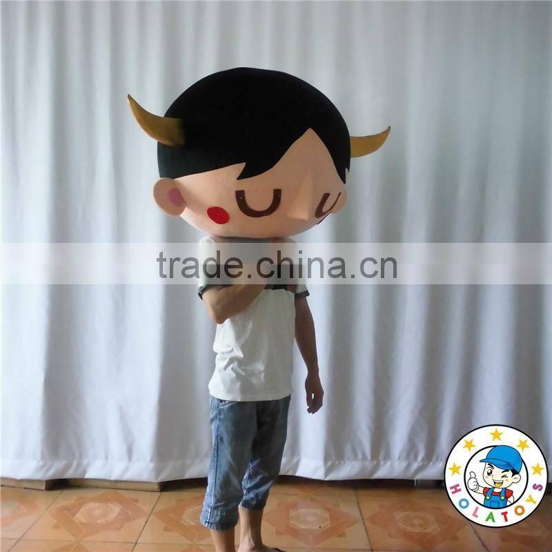 Hola custom mascot head/mascot costume supplier China