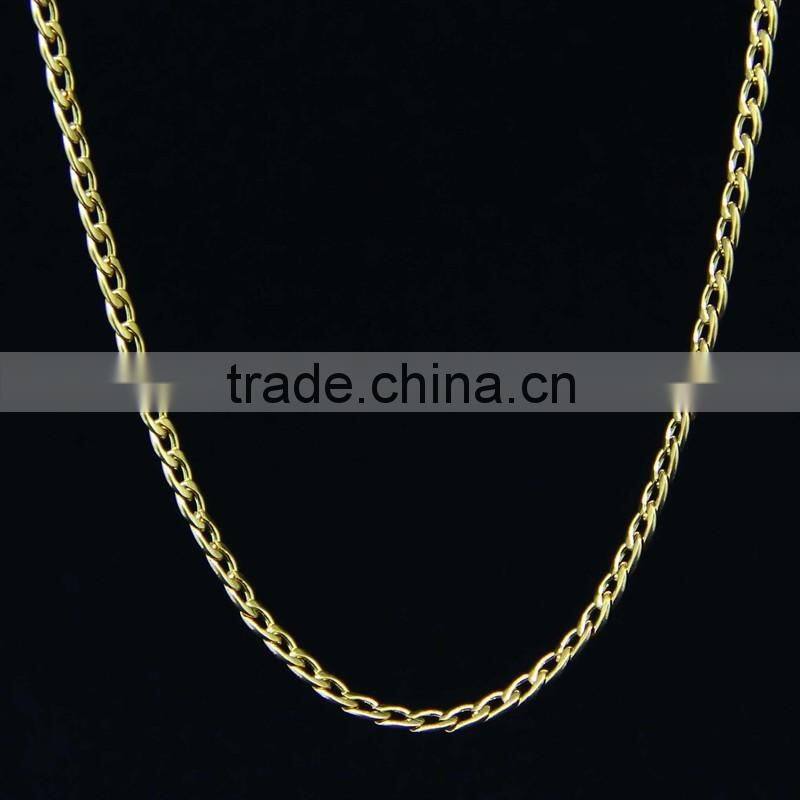 Alibaba Byzantine Stainless Steel Chain Necklace & 18k Gold Bracelet tribal necklace