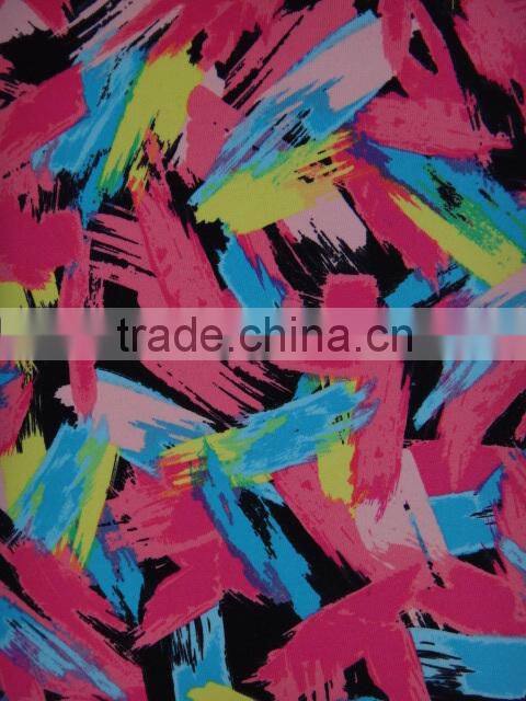 Fashion digital printing patterned fabric for swimming wear
