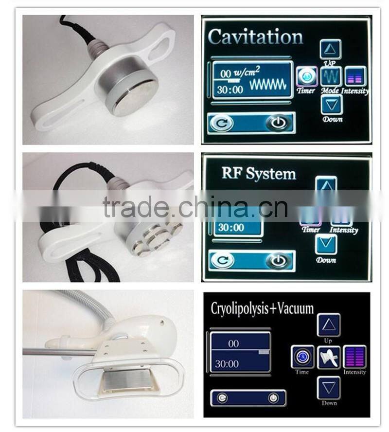 Portable Cavitation Rf Fat Freezing Cryotherapy Machine For Whole Body