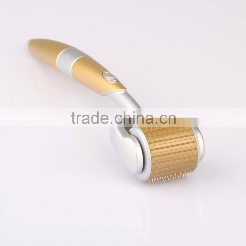 192 needle titanium golden derma roller mezo roller mezoroller skin lifting face care meso roller