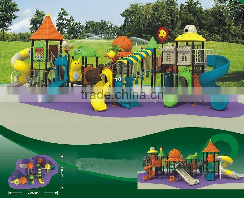 Commercial outdoor playground playsets