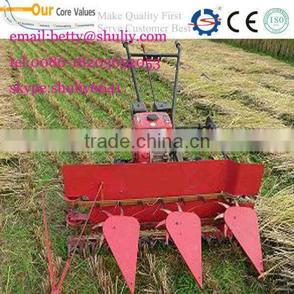 High efficiency rice reaper machine/rice harvester with low price for sale