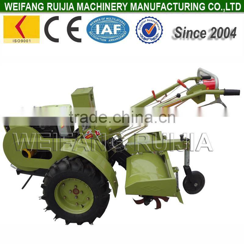 Hot sale factory price power trailer tractor made in China ! 8hp to 22hp diesel walking tractors with accessories for sale !