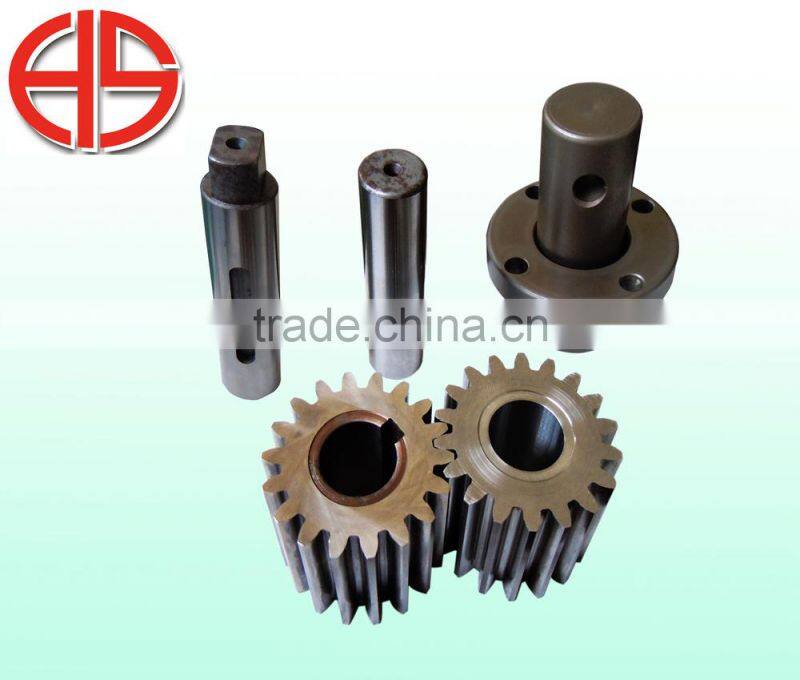 High Precision gear and shaft for textile machine