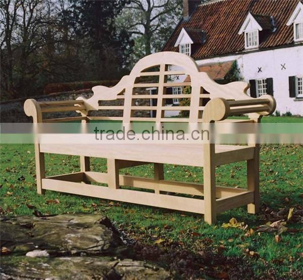 Hot Sale Wooden Bench Cast With Iron