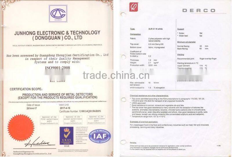 Advanced Technology China food detector machine High quality