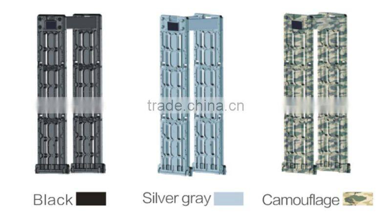 Foldable Portable walk through metal detector security door frame metal detector