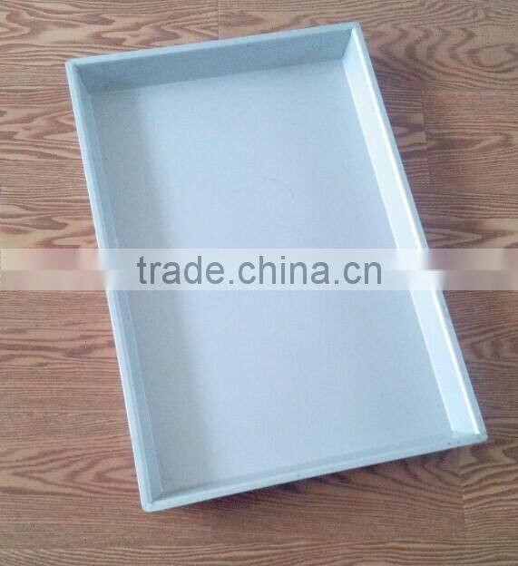 Aluminum cake baking pan, food display pan, aluminum service pan
