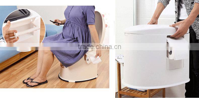 Indoor and Outdoor Upgraded Plastic Mobile Toilet