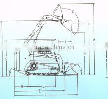 Chinese Mini Skid Steer Loader For Sale