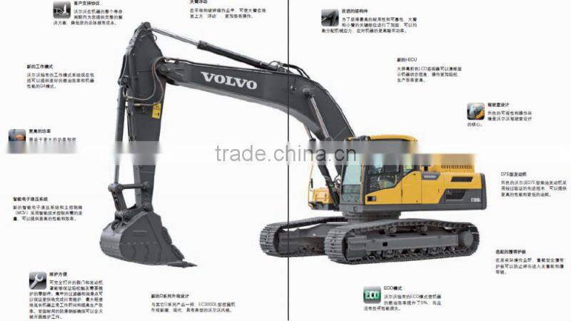 China VOLVO excavator EC300D for sale Europe