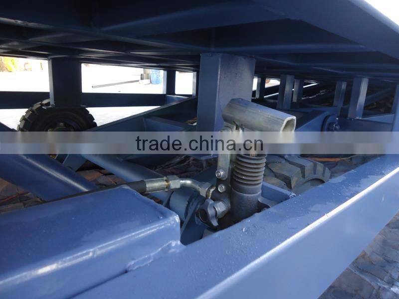 Mobile Dock Ramp For Container Load And Unload With Forklift