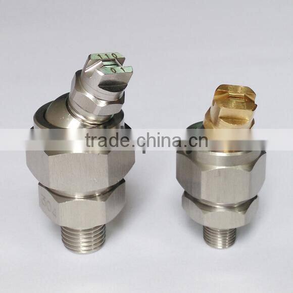 11001,11015 HVV flat fan jet water nozzle with 110 degree spraying pattern