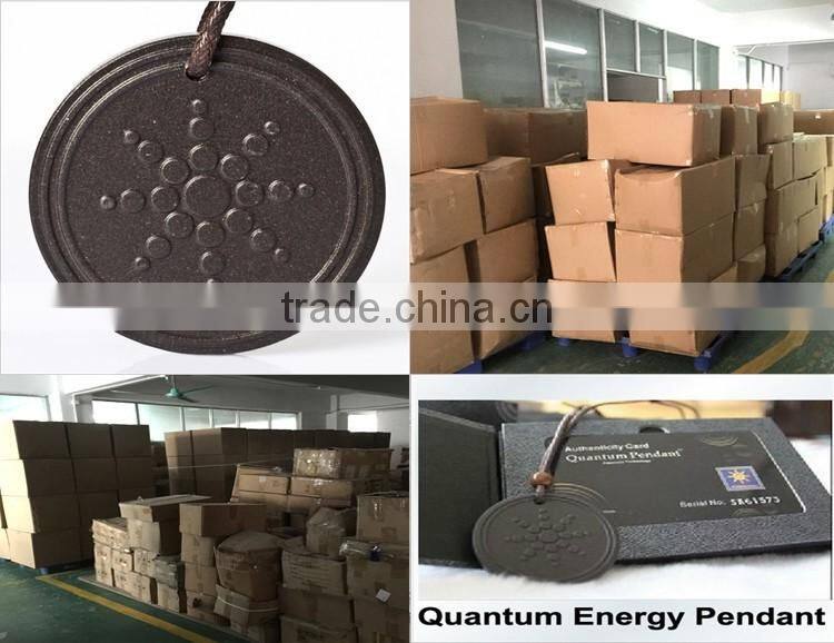 Quantum Scalar Energy Pendant Health Necklace Lava Material