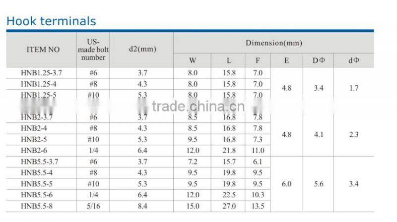 HEIGHT Hook terminals factory price