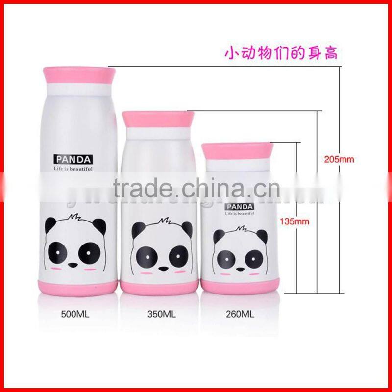 Portable Stainless Steel Multi-Size Multi-Color Lovely Animal Vacuum Cup Cartoon Thermos Bottle Outdoor Multi-Function Mug