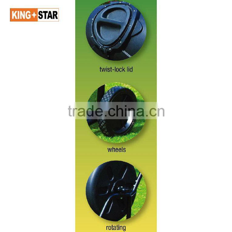 Recycled Plastic compost bin, tumbling