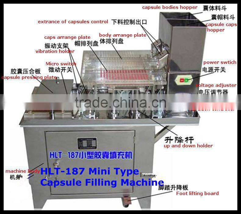 Automatic 187 Holes Capsule Filling Machine, Capsule Making Machine