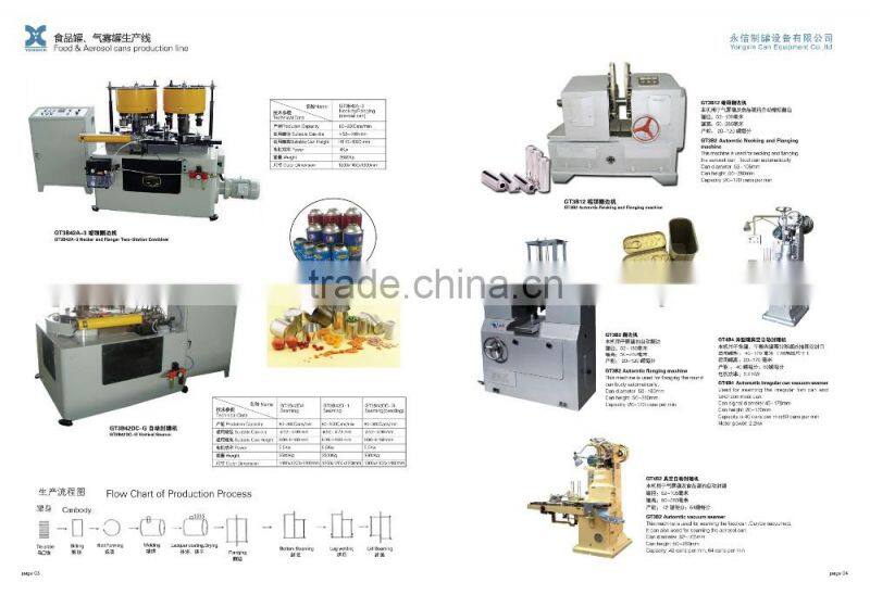 Automatic Aerosol can making machine from diameter 45mm to 65mm