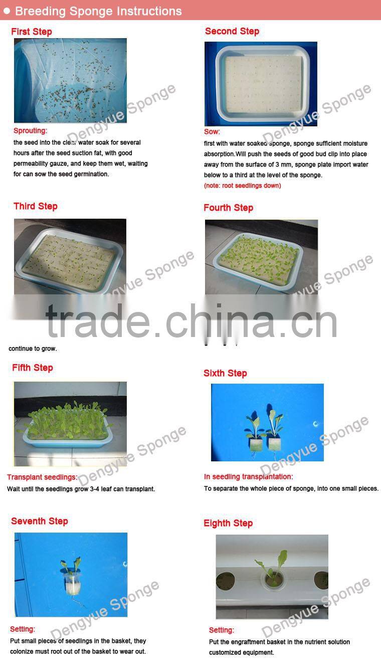 No need fertilizer Save soil green planting hydroponic foam odorless growing sponge