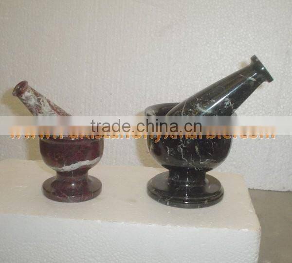 MARBLE MORTAR AND PESTLE HANDICRAFTS