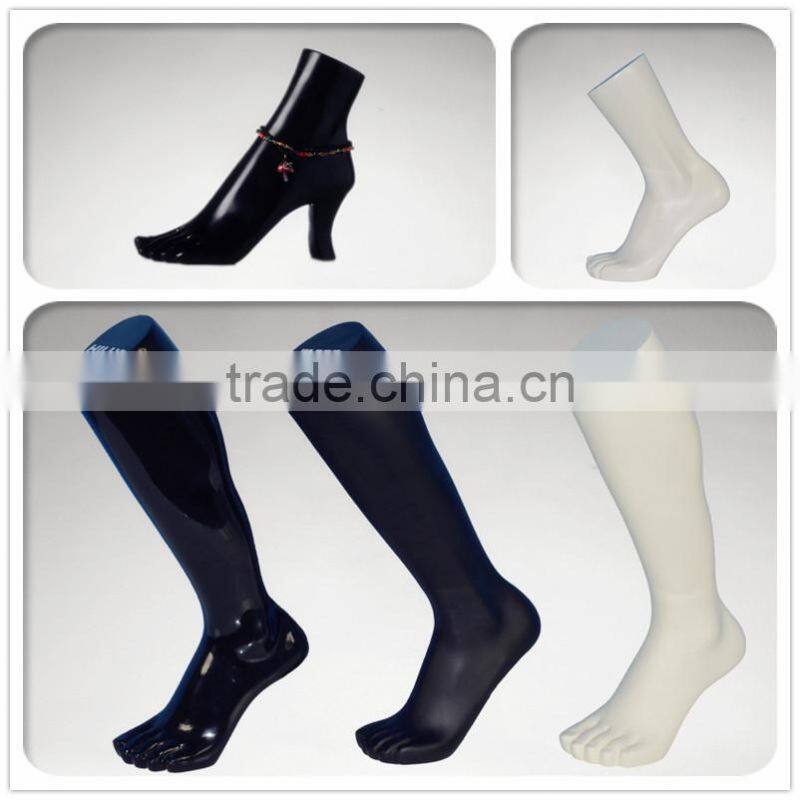 Fashion Nubila Transparent Male Pedum Mannequin pro sutor