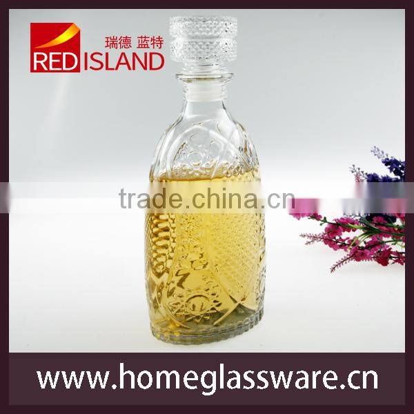 Decanter Vintage Glass Liquor Whiskey Crystal Bottle