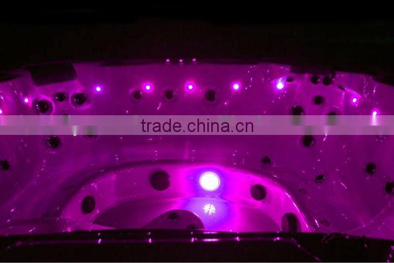 Luxury outdoor spa jazzy for 7~8 PEOPLE (A860) with Lusite Shell