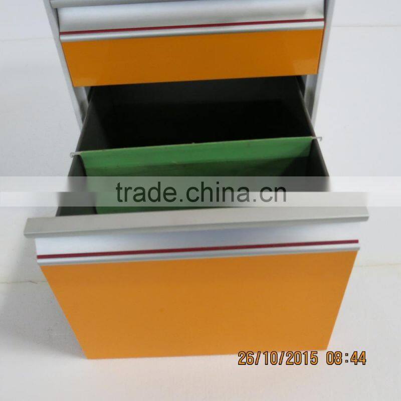high quality drawer metal cabinet/steel mobile pedestal/iron locker