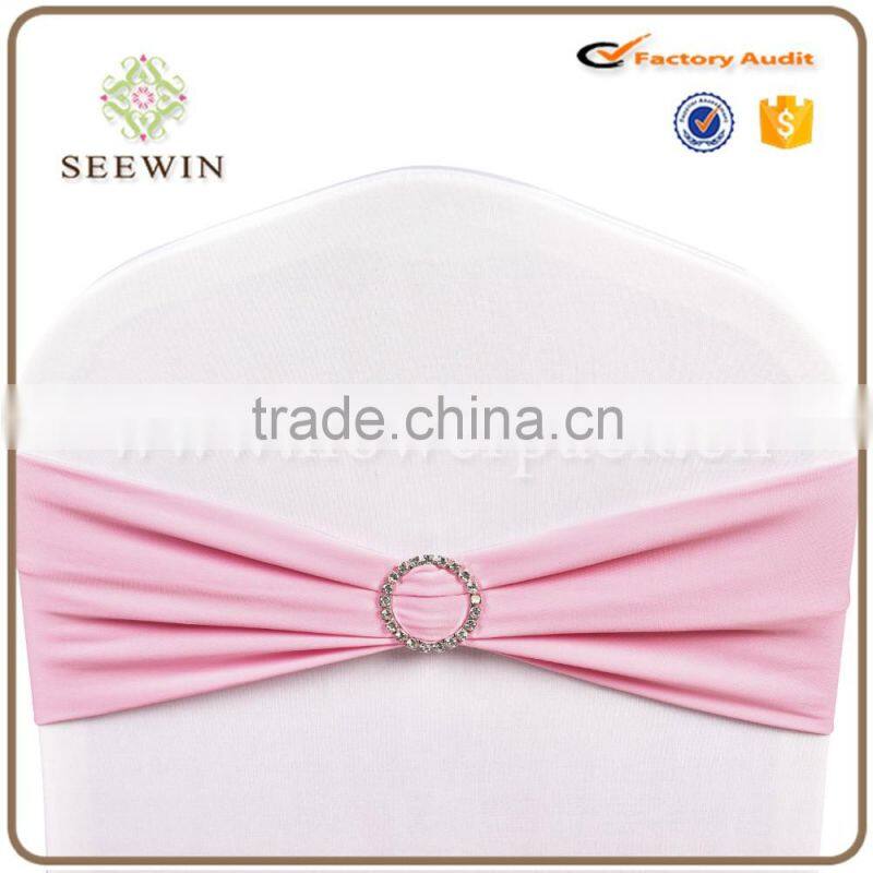 Cheap hot sale ruffled chair sash for wedding