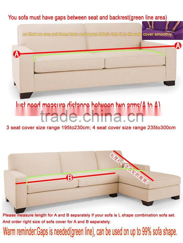 Quality fashion four season style elastic sofa cover