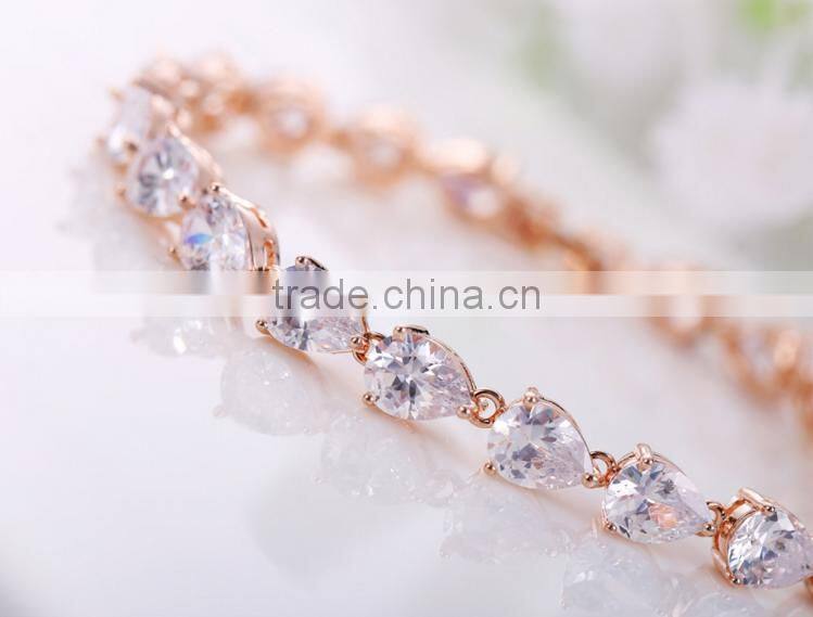 Wholesale Stock Small Order Fashion Colorful Raindrops Bracelet